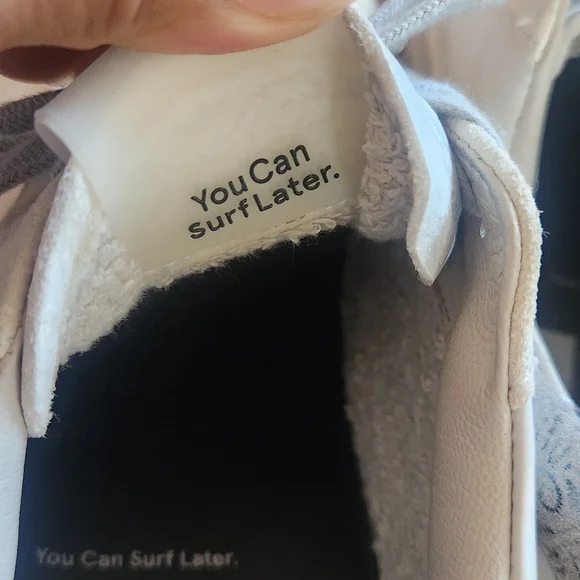 P448 Thea Platform Sneakers White Suede Silver Size 40 Size 9 - Picture 6 of 10